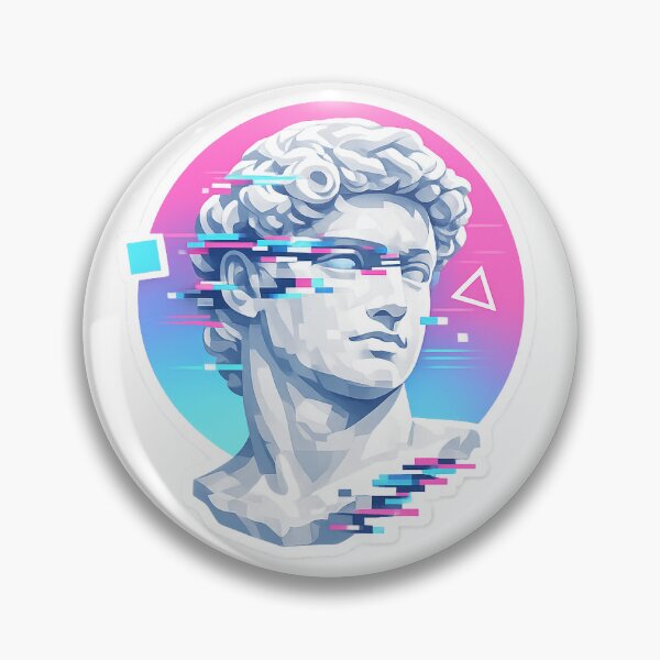 Item preview, Glitch David Bust designed and sold by Lunarifinds .