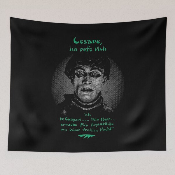 Item preview, The Cabinet Of Dr. Caligari Cesare the Somnambulist Distressed designed and sold by Power Up Prints.