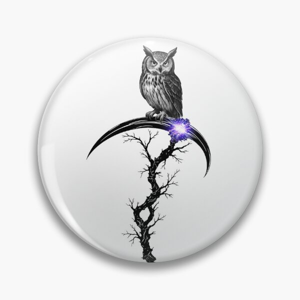 Item preview, Shadow Guardian Owl: Apocalypse Guardian (purple glow) designed and sold by Bouthilette Boutique.