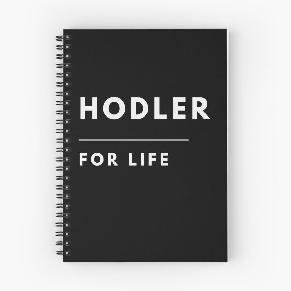 Item preview, HODLER FOR LIFE – Minimalist Crypto Statement  designed and sold by Conviction studio.