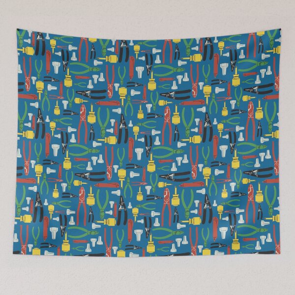 Item preview, Retro Electrician Tools Pattern Gift for Trades designed and sold by TheTradesStore.