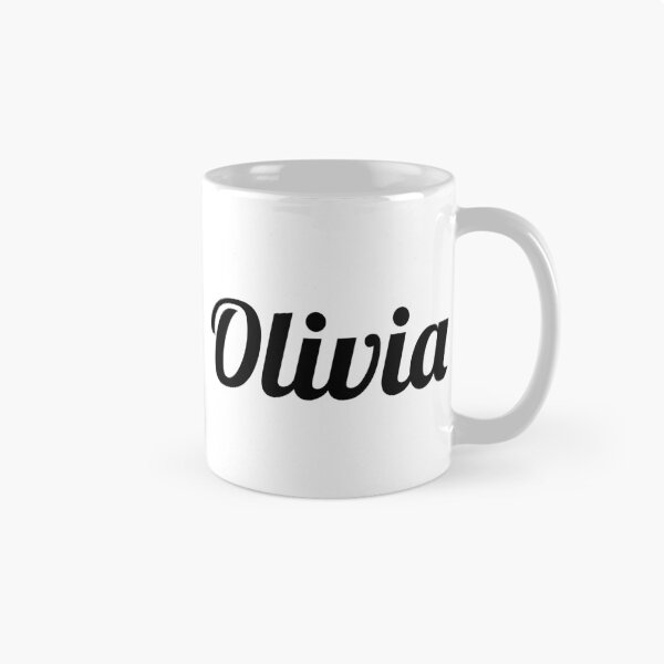 Item preview, Olivia Name Sticker – Bold Script Typography, Aesthetic Girl Name Design, Minimal Black Text designed and sold by PnrArtDesign.