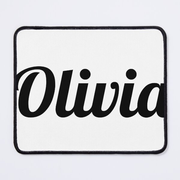 Item preview, Olivia Name Sticker – Bold Script Typography, Aesthetic Girl Name Design, Minimal Black Text designed and sold by PnrArtDesign.