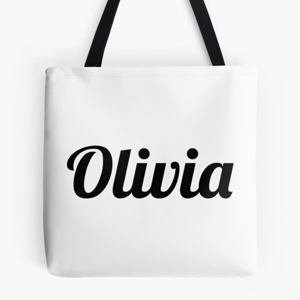 Item preview, Olivia Name Sticker – Bold Script Typography, Aesthetic Girl Name Design, Minimal Black Text designed and sold by PnrArtDesign.