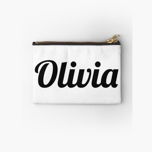 Item preview, Olivia Name Sticker – Bold Script Typography, Aesthetic Girl Name Design, Minimal Black Text designed and sold by PnrArtDesign.