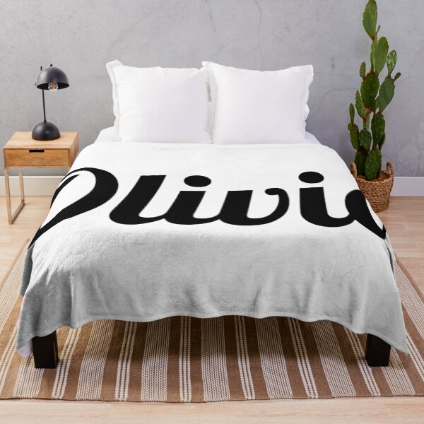 Item preview, Olivia Name Sticker – Bold Script Typography, Aesthetic Girl Name Design, Minimal Black Text designed and sold by PnrArtDesign.