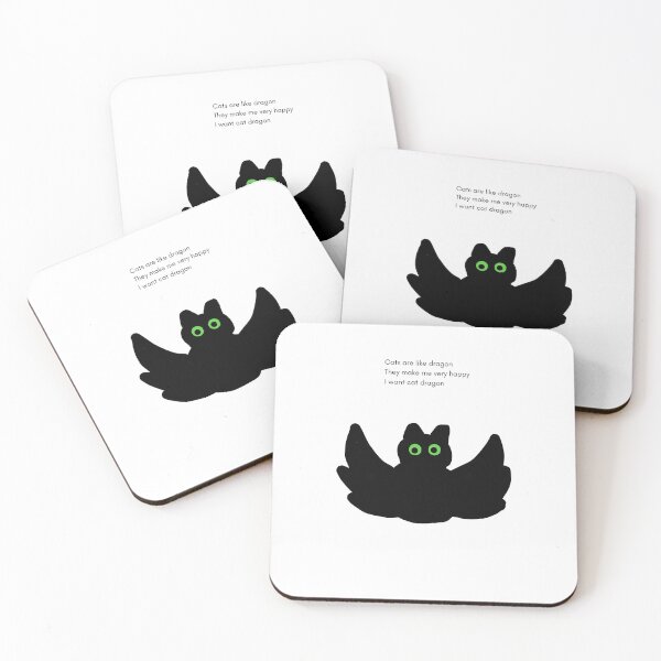 Item preview, Cat Dragon designed and sold by PrettyOkayCo.