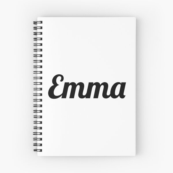 Item preview, Emma Name Sticker – Bold Script Typography, Aesthetic Girl Name Design, Minimal Black Text designed and sold by PnrArtDesign.