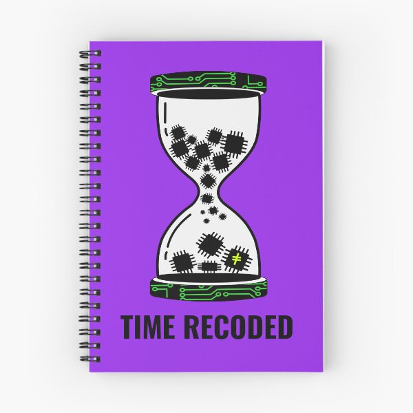 Item preview, TIME RECODED – Revolution Tech Hourglass Design designed and sold by NotEqualOfficial.