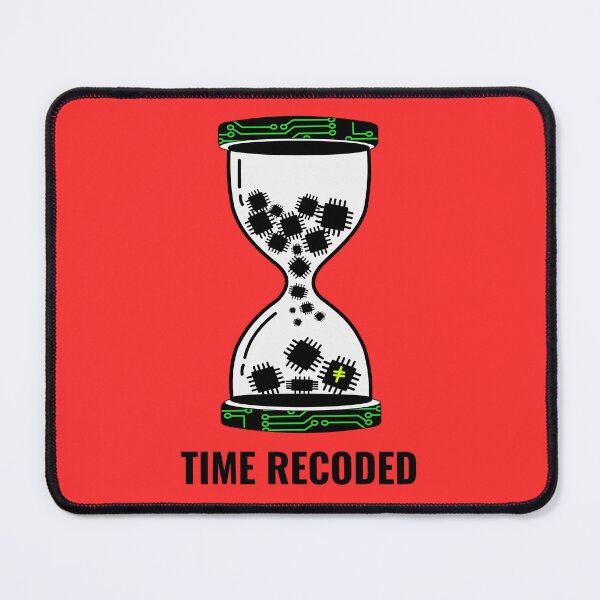 Item preview, TIME RECODED – Revolution Tech Hourglass Design designed and sold by NotEqualOfficial.