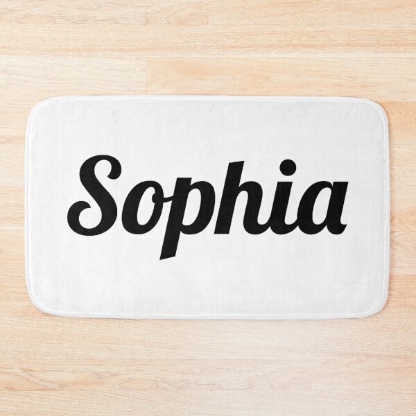 Item preview, Sophia Name Sticker – Bold Script Typography, Aesthetic Girl Name Design, Minimal Black Text designed and sold by PnrArtDesign.