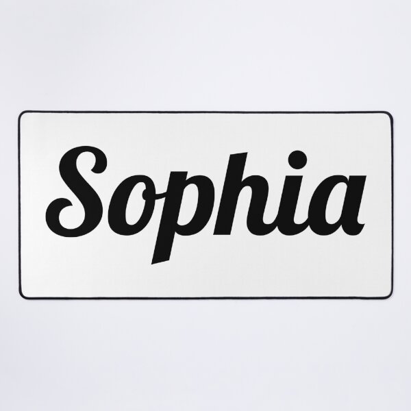 Item preview, Sophia Name Sticker – Bold Script Typography, Aesthetic Girl Name Design, Minimal Black Text designed and sold by PnrArtDesign.