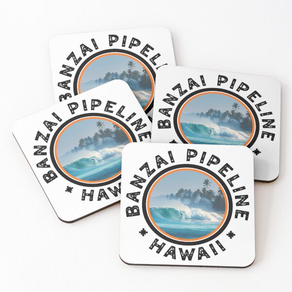 Item preview, Banzai Pipeline - Hawaii (with Black Lettering) designed and sold by VelvetRoom.