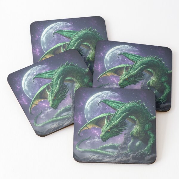 Item preview, Emerald Galaxy Sovereign: The Celestial Jade Dragon designed and sold by Eden Underground Radio (Official Merch).