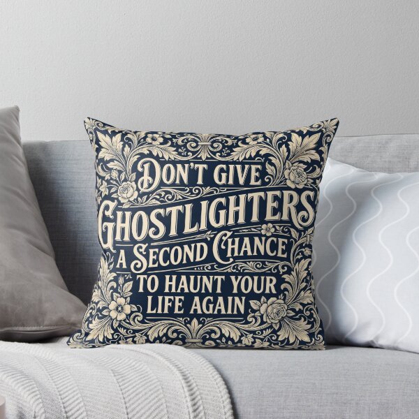 Item preview, Don't Give Ghostlighters Second Chance Vintage Quote designed and sold by MAGICKEY2024.