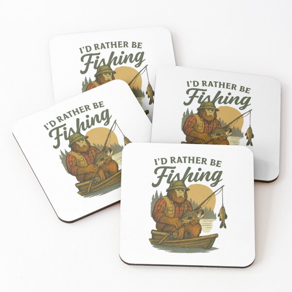 Item preview, I'd Rather Be Fishing designed and sold by LuveraxArt.