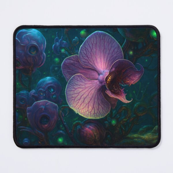 Item preview, Bioluminescent Orchid Beast – Alien Zoo Bloom designed and sold by LuxuryApparels.
