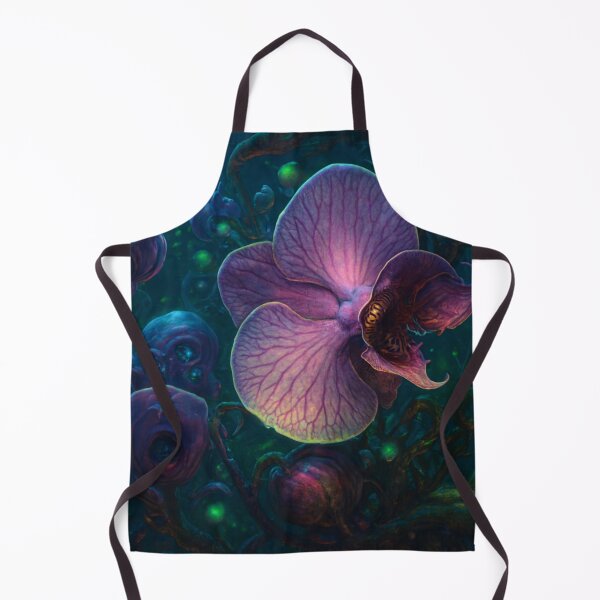 Item preview, Bioluminescent Orchid Beast – Alien Zoo Bloom designed and sold by LuxuryApparels.