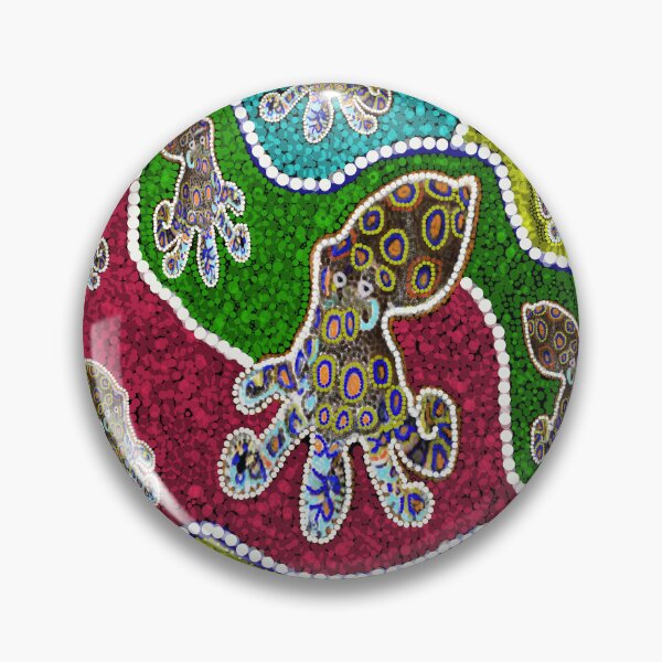 Item preview, Australian Blue Ringed Octopus Dot Art designed and sold by A-Work-Of-Art.