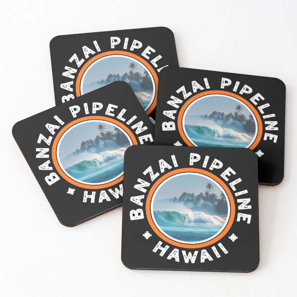 Item preview, Banzai Pipeline - Hawaii (with White Lettering) designed and sold by VelvetRoom.