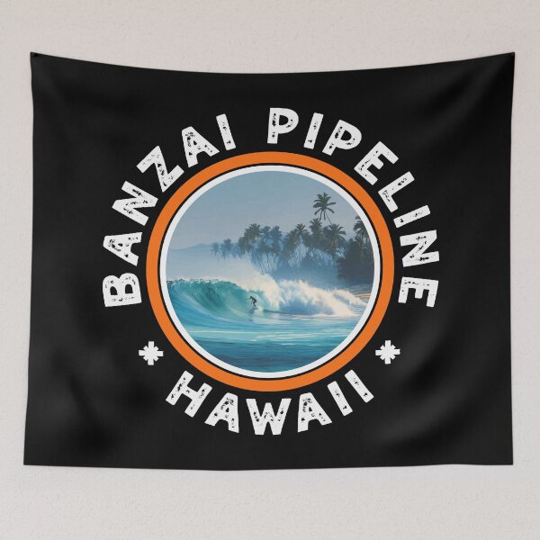 Item preview, Banzai Pipeline - Hawaii (with White Lettering) designed and sold by VelvetRoom.