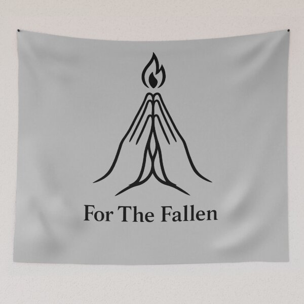 Item preview, For The Fallen Firefighter Memorial Prayer Gift designed and sold by xmoudx.