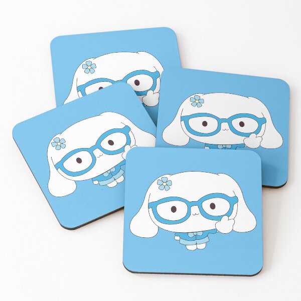 Item preview, Cinnamoroll with glasses designed and sold by luviedesign.