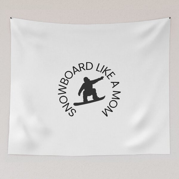 Item preview, Snowboard Like a Mom designed and sold by LikeAMom.