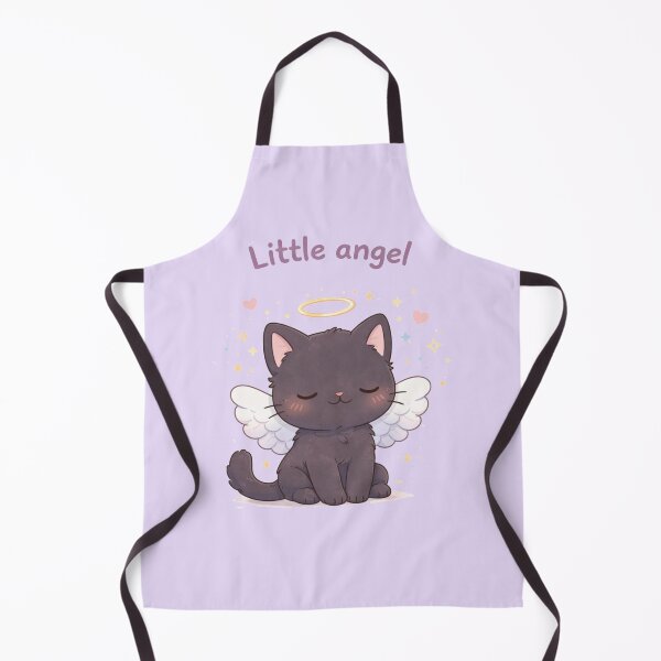 Item preview, Little Angel Cat – Cute Kawaii Pastel Kitty with Wings designed and sold by Honey-Pastel.