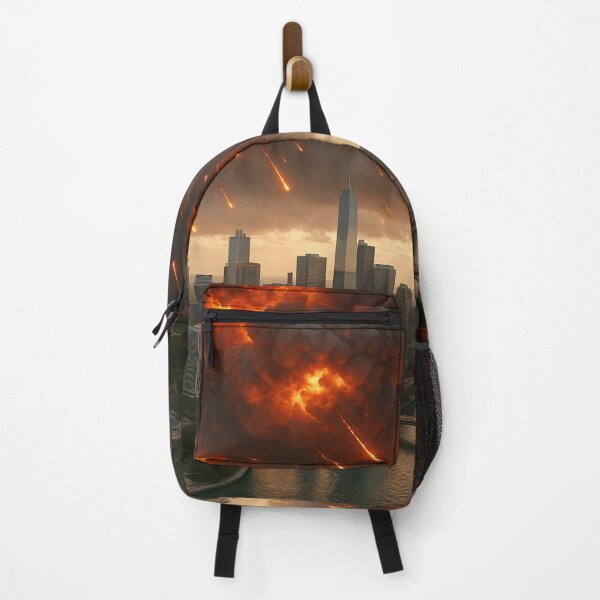 Item preview, Fire over the city designed and sold by fantasyai3.