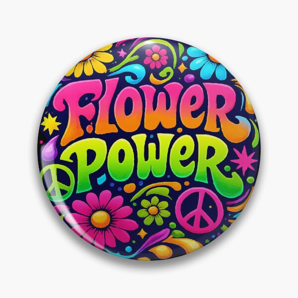 Item preview, Flower Power 70s Retro Psychedelic Hippie Graphic designed and sold by Far Out Goods.