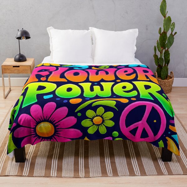 Item preview, Flower Power 70s Retro Psychedelic Hippie Graphic designed and sold by Far Out Goods.