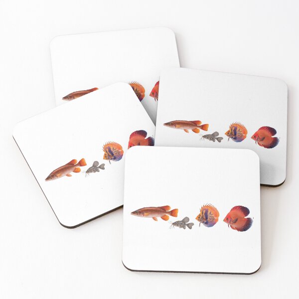 Item preview, Vibrant tropical fish swimming together in harmony designed and sold by Creative88Art.