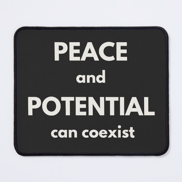 Item preview, Peace And Potential – Statement Tee designed and sold by QuietlyBecoming.