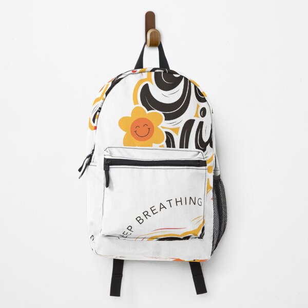 Item preview, Keep Breathing Good Vibes Will Do The Magic Retro Design designed and sold by Noorcrescent .