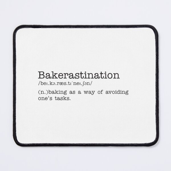Item preview, Bakerastination - Funny Baking Word Definition - Typewriter designed and sold by Zooone.
