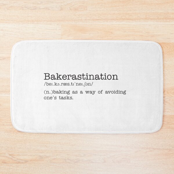 Item preview, Bakerastination - Funny Baking Word Definition - Typewriter designed and sold by Zooone.