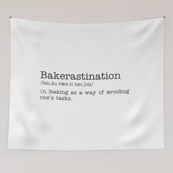 Item preview, Bakerastination - Funny Baking Word Definition - Typewriter designed and sold by Zooone.