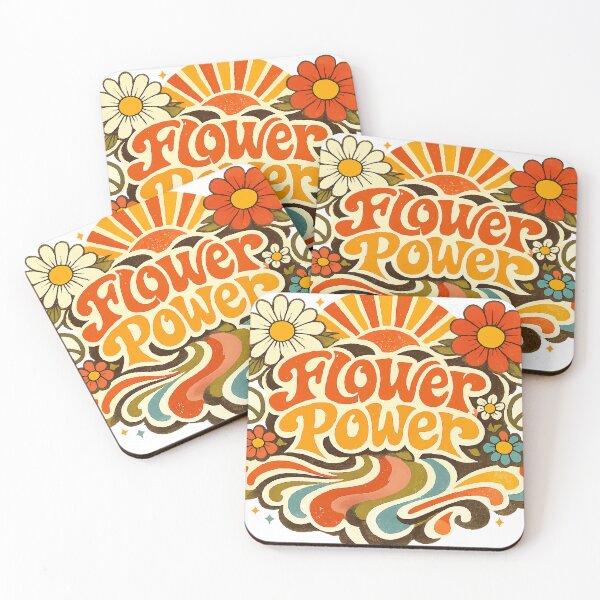 Item preview, Vibrant Psychedelic Flower Power 70s Retro Design designed and sold by Far Out Goods.