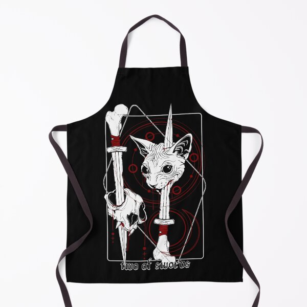Item preview, Two of Swords - Sphynx Cat Tarot designed and sold by vonKowen.