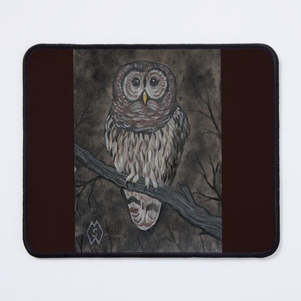 Item preview, Barred owl perched in a tree  designed and sold by Matt Starr Fine Art .