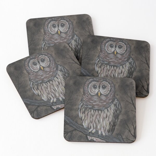Item preview, Barred owl perched in a tree  designed and sold by Matt Starr Fine Art .