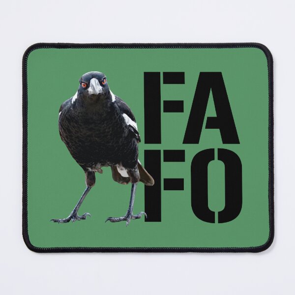 Item preview, Australian Magpie FAFO! designed and sold by Wonderbouy.