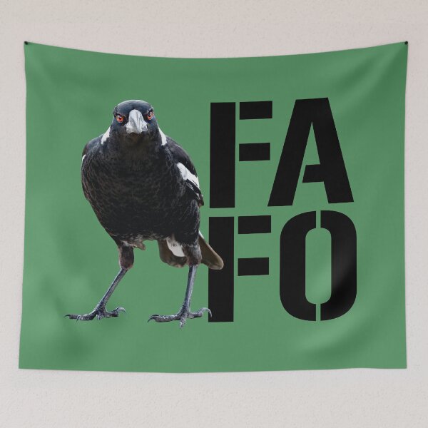 Item preview, Australian Magpie FAFO! designed and sold by Wonderbouy.
