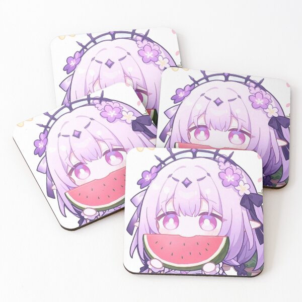 Item preview, Chibi Castorice Eating Watermelon Honkai Star Rail designed and sold by KomiArts.