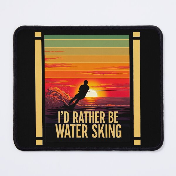 Item preview, Vintage Water Skiing Retro Sunset designed and sold by Pollock.