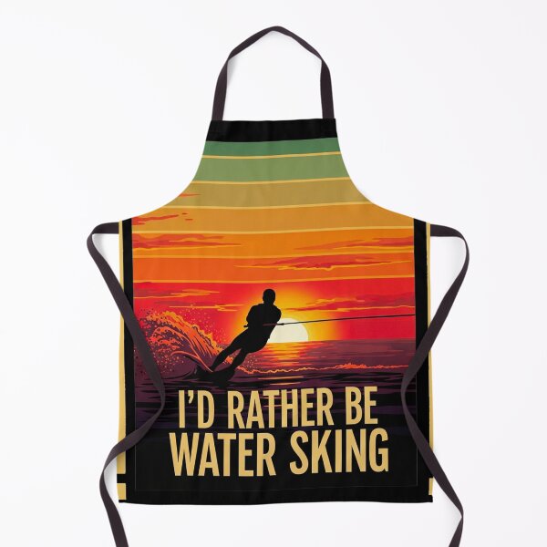 Item preview, Vintage Water Skiing Retro Sunset designed and sold by Pollock.