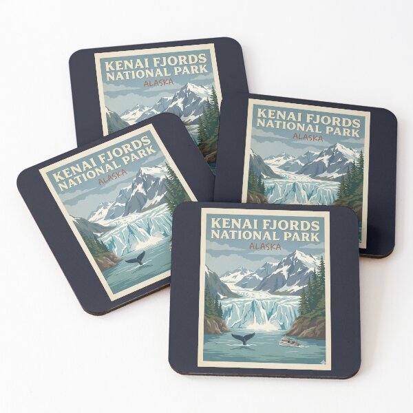 Item preview, Kenai Fjords National Park - Alaska designed and sold by GoodOldVintage.