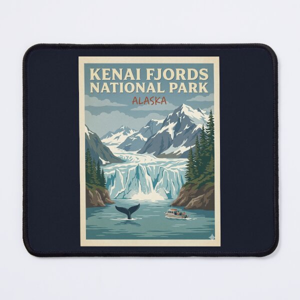 Item preview, Kenai Fjords National Park - Alaska designed and sold by GoodOldVintage.
