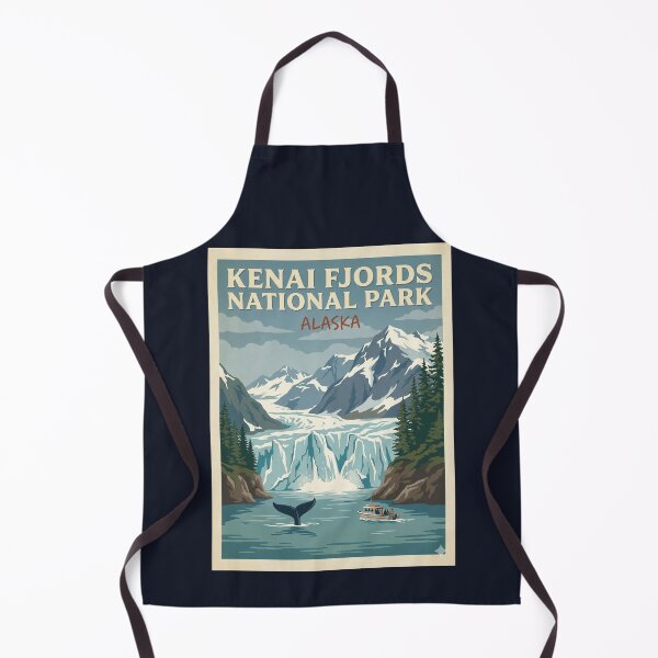 Item preview, Kenai Fjords National Park - Alaska designed and sold by GoodOldVintage.